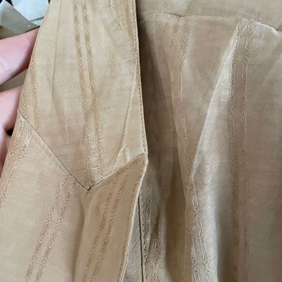 Vintage Silk Embroidered Blazer Clean Girl Quiet Luxury - Picture 6 of 10